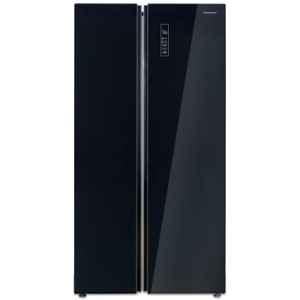 Kelvinator 584 Litre Black Side by Side Refrigerator, KRS-B600BKG