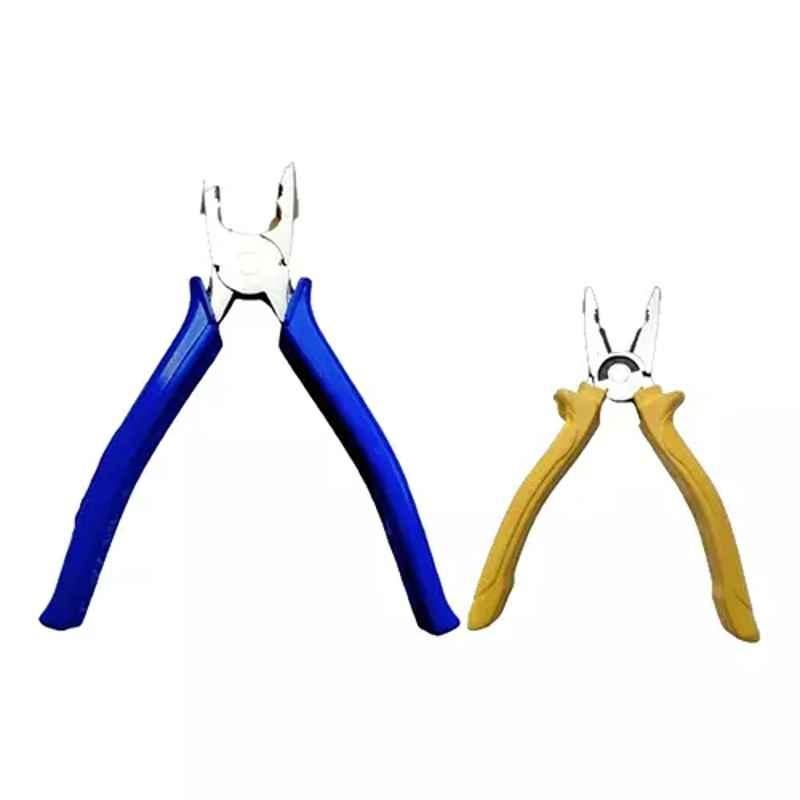 Sky Blue 2 Pcs 7.8 inch Lineman Plier Combo, SBE_PLIER_COMBOS_COMBO_066