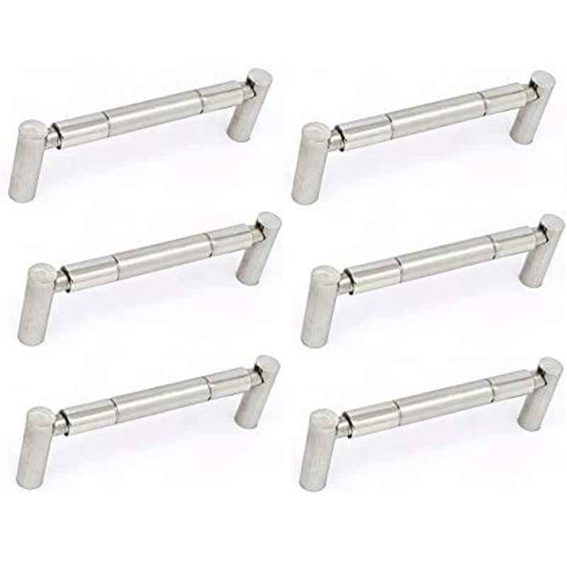 Smart Shophar 3 inch Stainless Steel Silver Pasa Cabinet Handle, SHA40CH-PASA-SL03-P6 (Pack of 6)