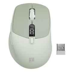 iBall GLIDR S300 3200DPI Wireless Sage Green Bluetooth & USB Optical Mouse