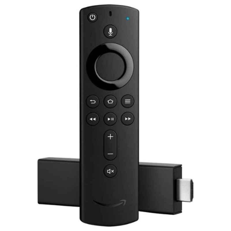 Amazon Fire Black TV Stick 4K with Streaming Media Player & Alexa Voice Remote