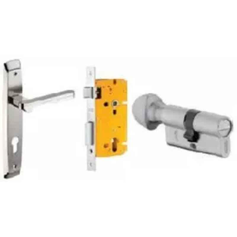 Dorset ML Series Art 70mm Stainless Steel Patina Finish Door Handle Lock Set with Coin & Knob