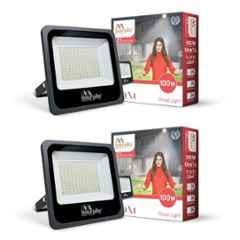 Murphy Genxt 100W 6500K Aluminium Cool White LED Flood Light for Outdoor (Pack of 2)