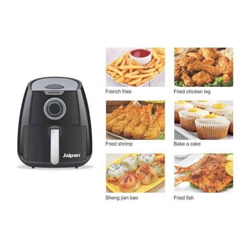 Jaipan 1000W 2.5L Black Air Fryer, YJ-669