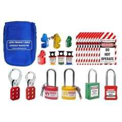 Loto Blue Lockout Tagout Pouch Kit, ILP-BBK