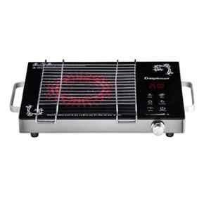 DigiSmart Emerald 2500W Aluminium Black Infrared Stove with Grill Rack