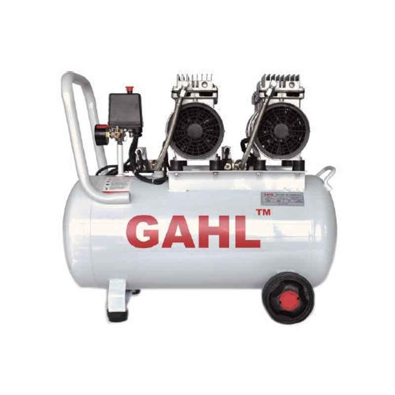 Gahl GAE550-2-40L 1.5HP White Economic Oil Free Air Compressor with Electromagnetic Valve