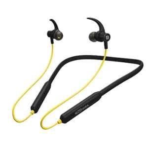 Portronics Harmonics 216 Black & Yellow Wireless Sports Headset, POR 1206