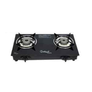Sigri-Wala 2 Burner PNG Tornado Toughened Glass Black Automatic Gas Stove