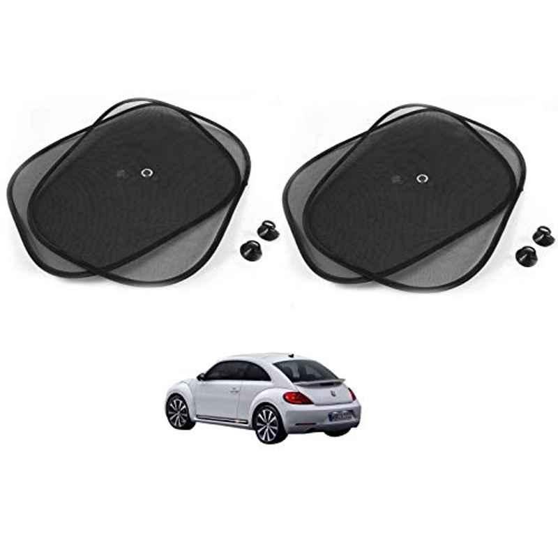 Kozdiko 4 Pcs Black Chipokoo Car Window Sunshade Curtain Set for Volkswagen Beetle, koz_79239