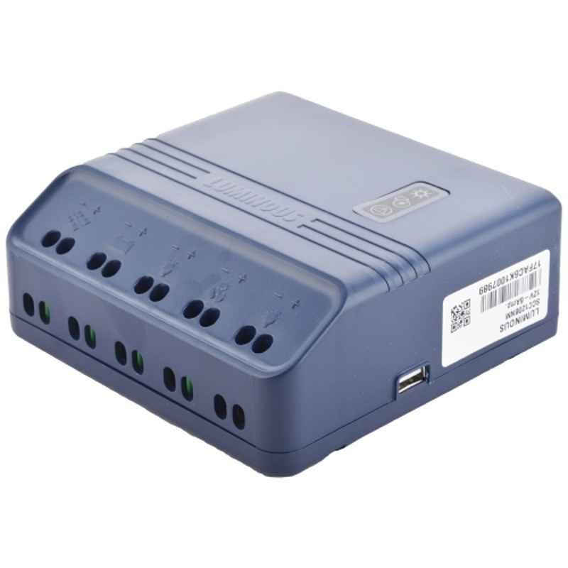 Luminous SCC 1206NM 12V 6A Solar Charge Controller with PWM Technology, Battery Overcharge Protection, USB Port & 1 Year Warranty, F19102004001