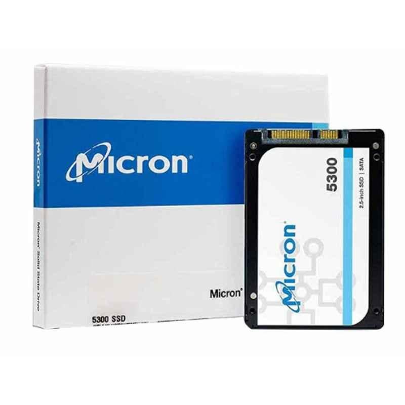 Micron 5300 PRO 7680GB SATA 2.5 inch (7mm) Non-SED Enterprise SSD (Single Pack), MTFDDAK7T6TDS-1AW1ZABYYR