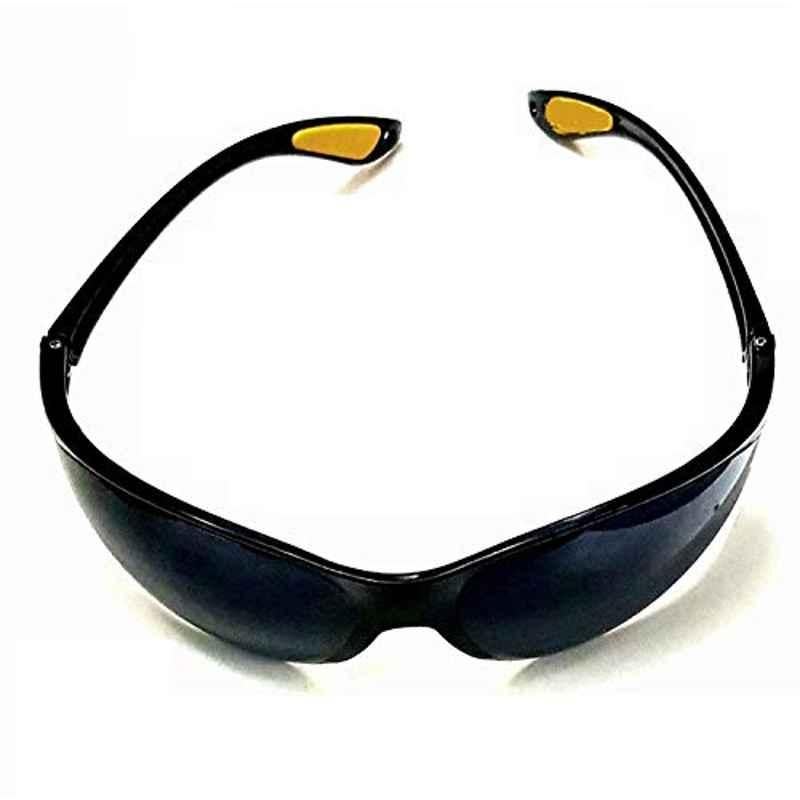 Krost Uv400 Black Unbreakable, Scratch, Splash & Fog Resistant Safety Welding Goggle (Pack Of 5)