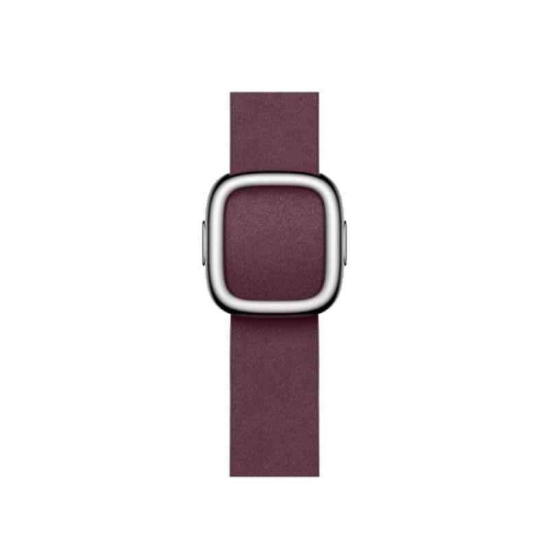 Apple MUH93ZE/A 41mm FineWoven Mulberry Modern Buckle, Size: Large