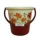 Joyo 3 Pcs 20L Plastic Brown Bucket, Small Bathroom Stool & 1500ml Matching Mug Set