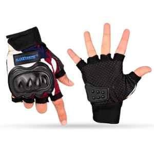 AllExtreme Probiker EXO2GV40 Fauji Anti-Skid & Breathable Half Finger Bike Riding Gloves for Motorcycle Cycling Climbing Mountaineering Hiking, Size: M