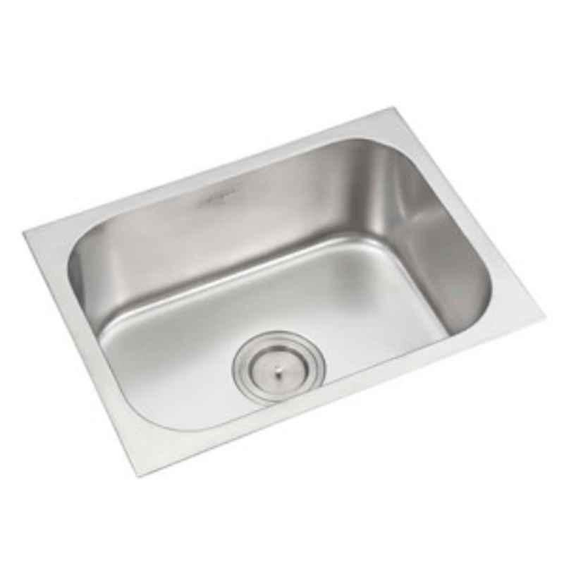 Anupam 116A 24x20 inch Stainless Steel Satin Finish Single Bowl Sink