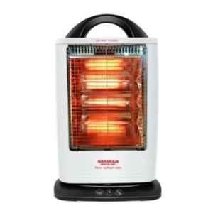 Maharaja Whiteline Lava Carbon Neo 1200W Black & White Room Heater, RH-124