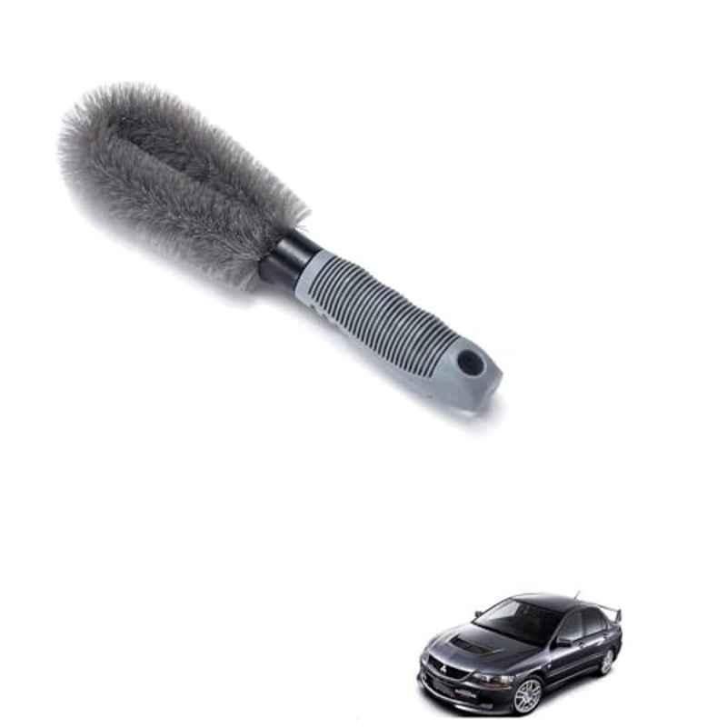 Kozdiko Plastic Grey Oval Car Alloy Wheel Rim Cleaning Brush for Mitsubishi Lancer