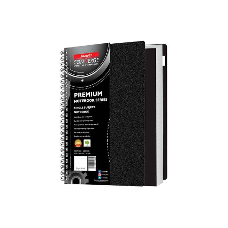 Luxor B5 70GSM 160 Pages Single Notebook, 20408-N (Pack of 50)