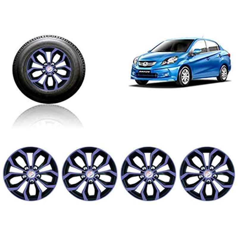 Auto Pearl 4 Pcs 14 inch ABS Violet & Black Car Wheel Cover Set for Honda Amaze T1
