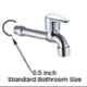 ZAP Prime Chrome Finish Stainless Steel Taps with Brass Cartridge