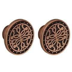 Plantex Knobs for Drawer/Round Drawer Knobs/Knobs for Cabinets/Pull-Push Knobs for Kitchen/Bedroom Drawer (Pack of 2) DTK-301, Antique Copper