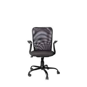 Valley Green Sigma Nylon Black Medium Back Ergonomic Office Chair