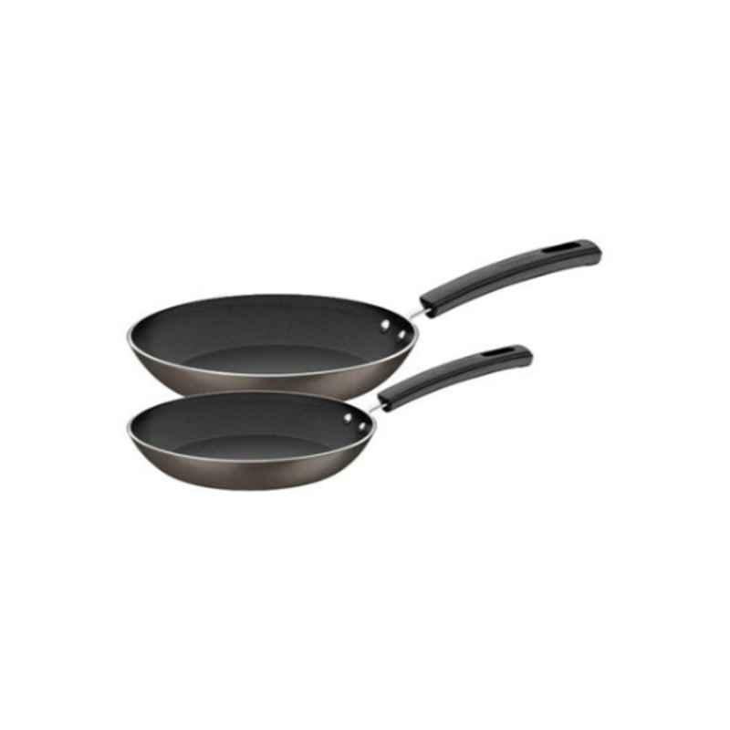 Tramontina 2Pcs Grey Non Stick Frying Pan, 20499617