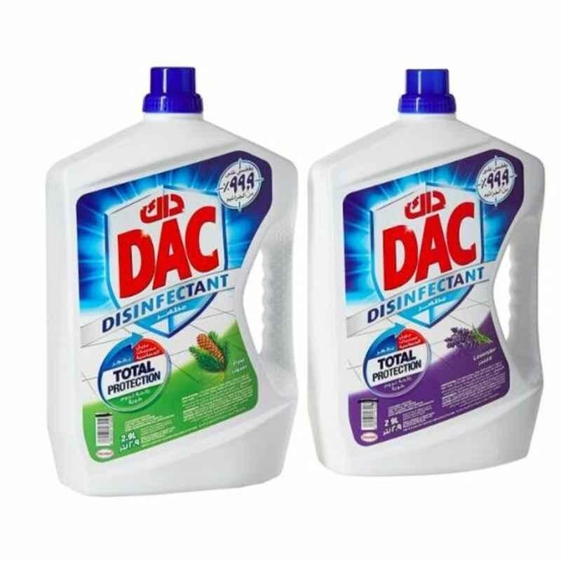 Dac Liquid Disinfectant Combo Pack, Pine and Lavender, 2.9 L, 2 Pcs/Set