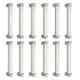 Smart Shophar 6 inch Stainless Steel Silver Young Cabinet Handle, SHA40CH-YOUN-SL06-P12 (Pack of 12)