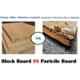Alnico 16 inch Black Wide Block Wooden Adjustable Height Ironing Board