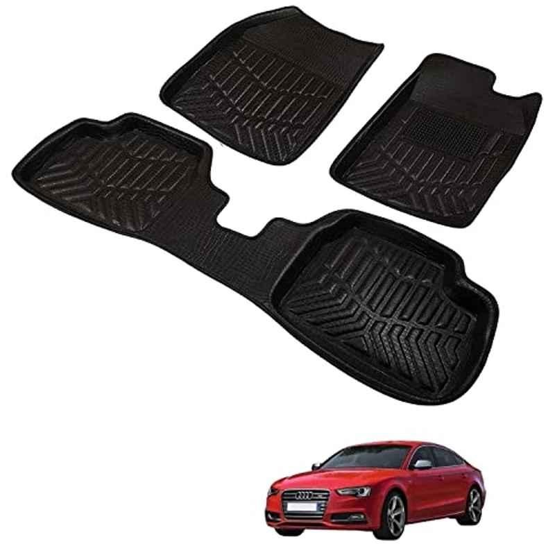 Kozdiko 3D Black Car Foot Mat Set for Audi S5, dshbdhb77