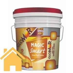 Magic Paints Smart Glomor 1 Litre Orange Grove Glossy Finish Interior Acrylic Emulsion Paint