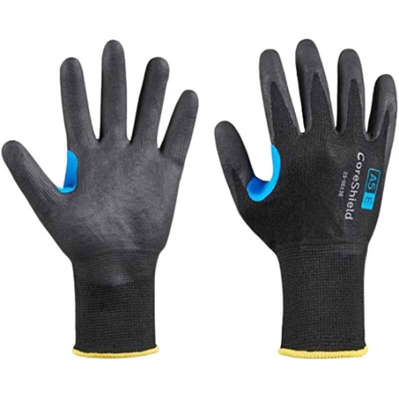 Honeywell Coreshield 25-0513B/09L Nitrile Microfoam A5/E Safety Gloves, Size: Large