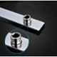 Aquieen 24 inch Stainless Steel Square Shower Arm with Wall Flange