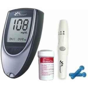 Dr Morepen Dr. Morepen Bg-03 Glucometer With 100 Pcs 100 Glucometer Strips Box