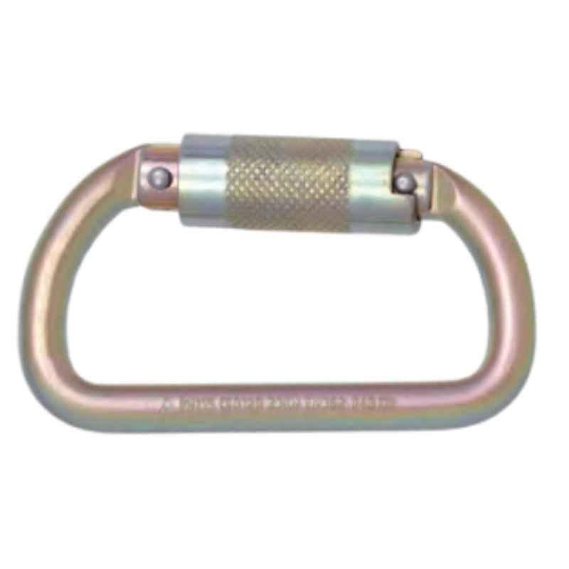Karam 19.5mm Steel Quarter Turn Locking Karabiner with Captive Pin, PN 115
