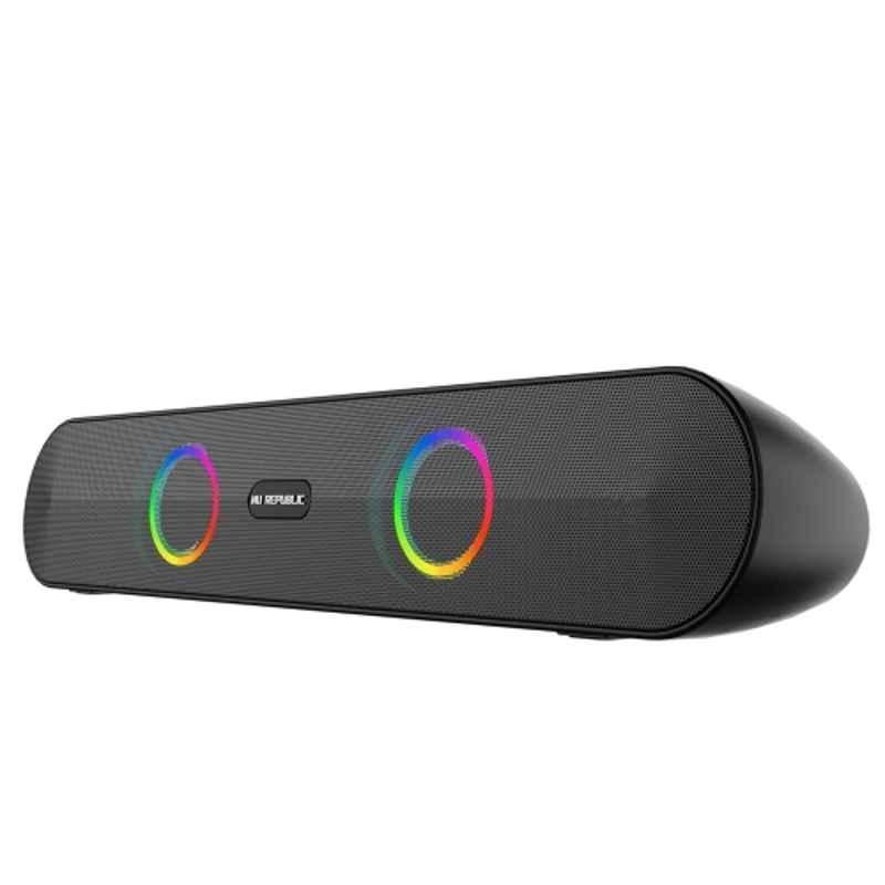 Nu Republic Party Box 165 16W 52mm Black Bluetooth Speaker with 10 hrs Playback Time