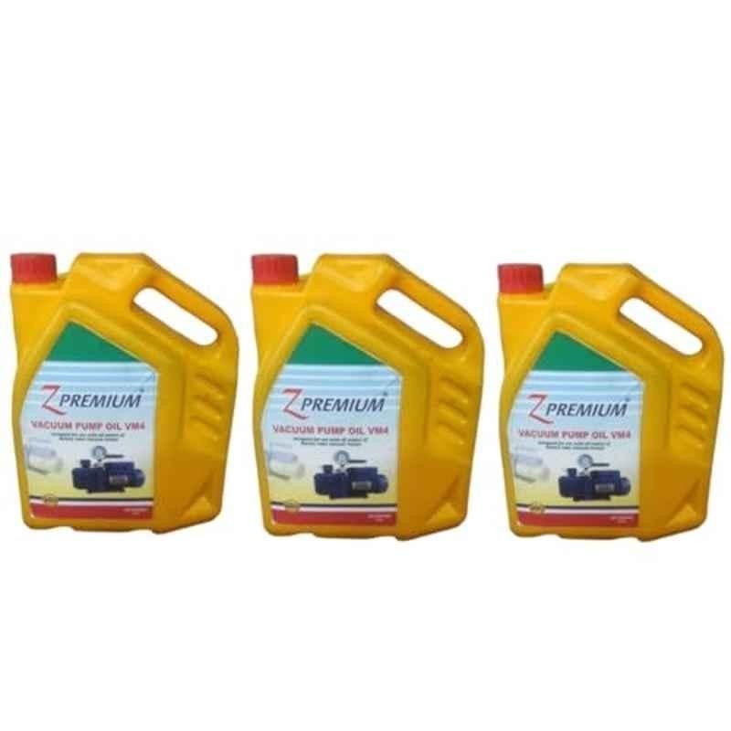 Z Premium 5 Litre High Viscocity VM4 Vacuum Pump Oil (Pack of 3)