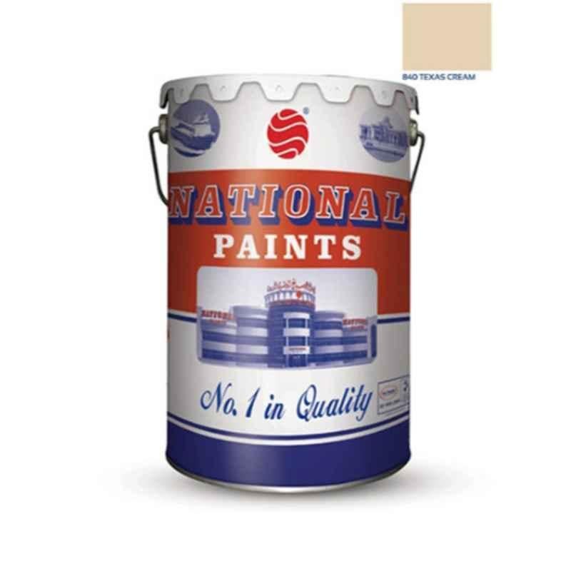 National Paints 18L Texas Cream Water Based Wall Paint, NP-840-18