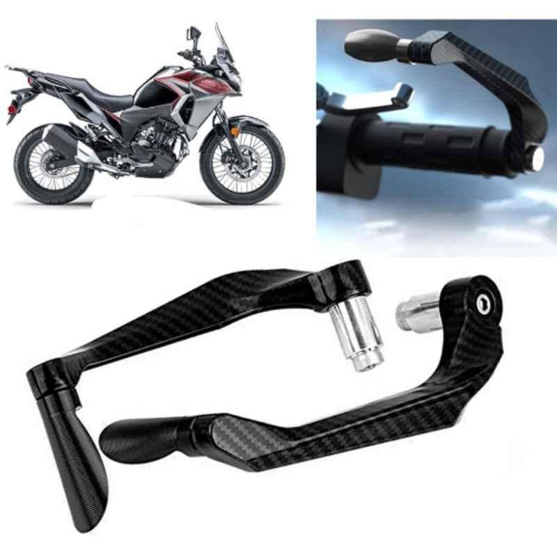 Auto Pearl 2 Pcs Aluminium Carbon Black Brake Clutch Lever Set for Kawasaki Versys-X 300
