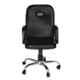 High Living Tyche Leatherette Medium Back Black Office Chair