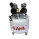 Gahl GA750-2-60L-D 2HP White Dental Oil Free Air Compressor with Electromagnetic Valve & AFR 1