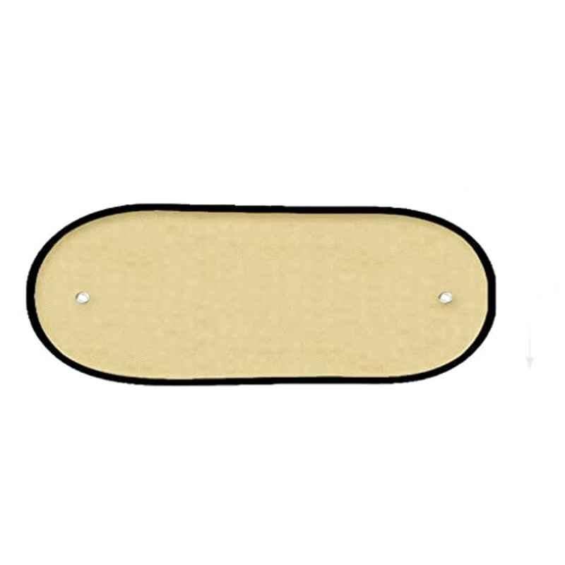 Auto Pearl Mesh Beige Rear Window Sunshade Car Curtain for Toyota Fortuner Type-1