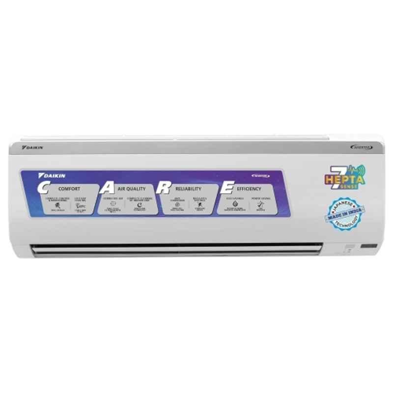 Daikin 1.5 Ton 3 Star White Split Inverter AC, FTKL50UV16VAF