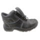 Hi-Safe ASG-10 Leather Steel Toe Black Work Safety Shoes, Size: 9