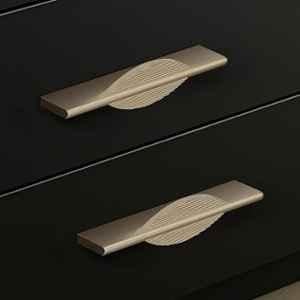 Plantex 160mm Aluminium Satin Pull Cabinet Handle for Home & Office, APS-DTC-5590-SATIN-160MM-PK-2 (Pack of 2)