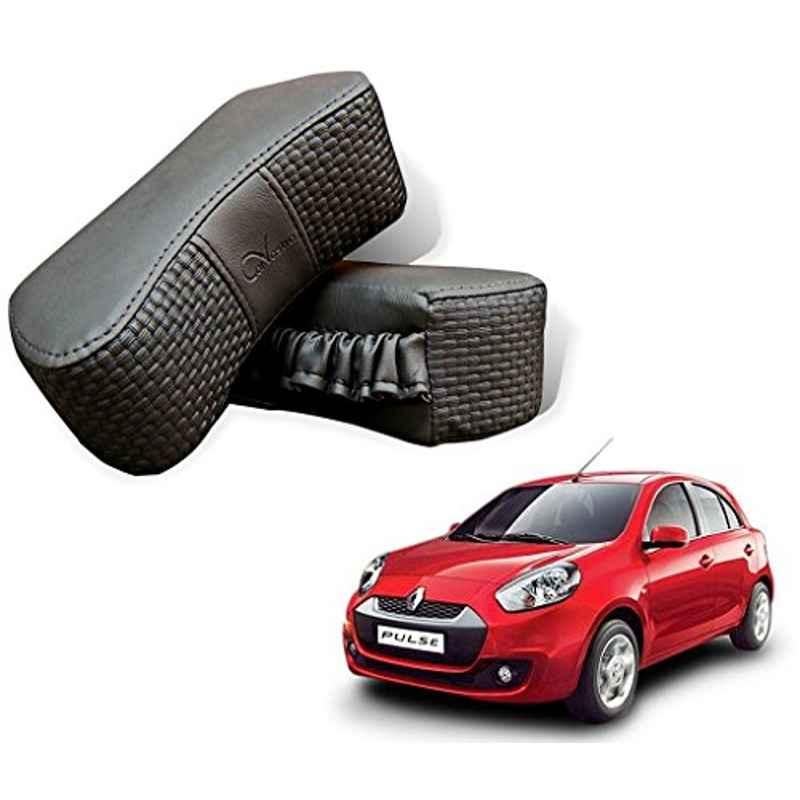 Kozdiko 2 Pcs Memory Foam Grey Car Vastra Neck Rest Cushion Set for Renault Pulse, koz_5363