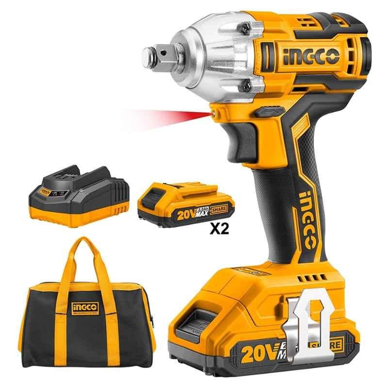 Ingco 20V Lithium-Ion Impact Wrench, CIWLI2001